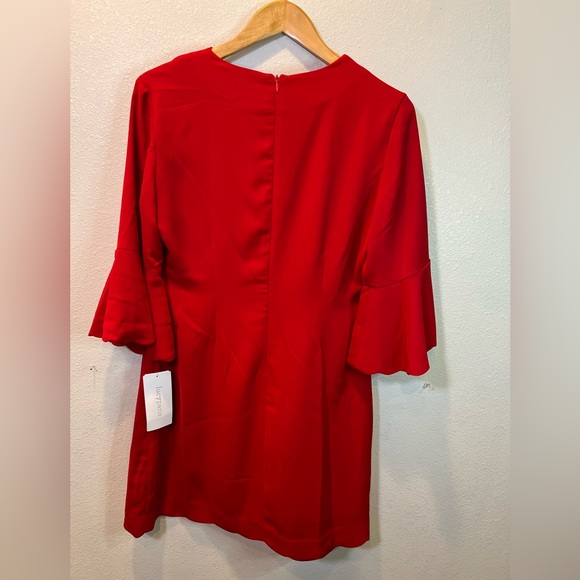 NWT - Lucy Paris Red Scalloped Dress, Size Medium - Picture 3 of 5